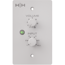 HH Electronics MZ-C2-US-WH Volume control w/ source select